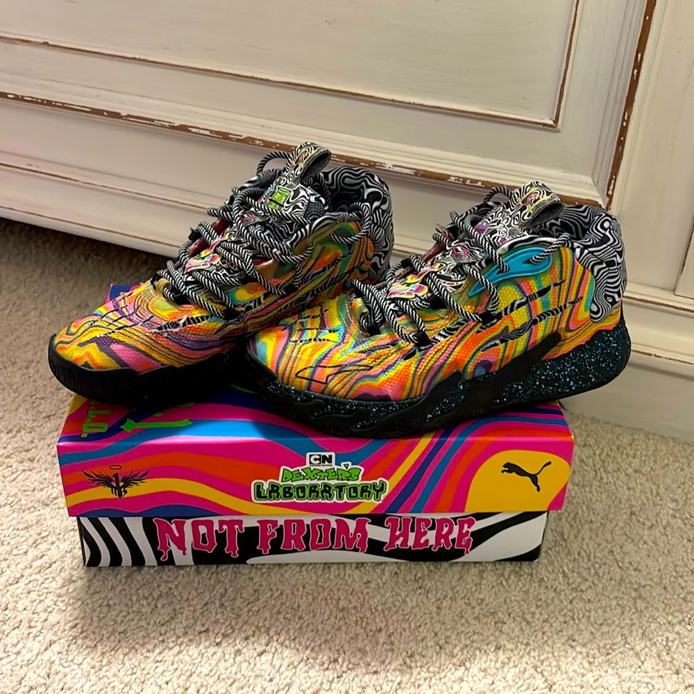 Puma Kids Boys Mb.03  X Dexter’s Lab Basketball Sneakers